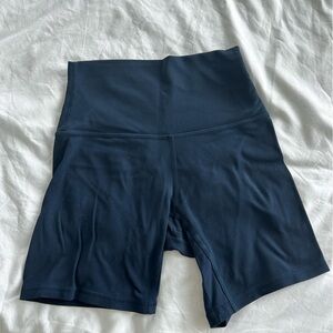 Lululemon Align High Waist Biker Short Size 4 Navy